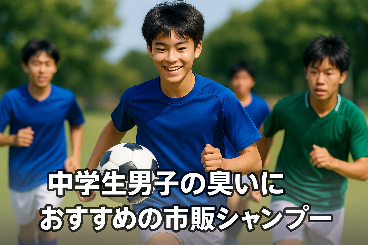 中学生男子の頭臭いにおすすめの市販シャンプー