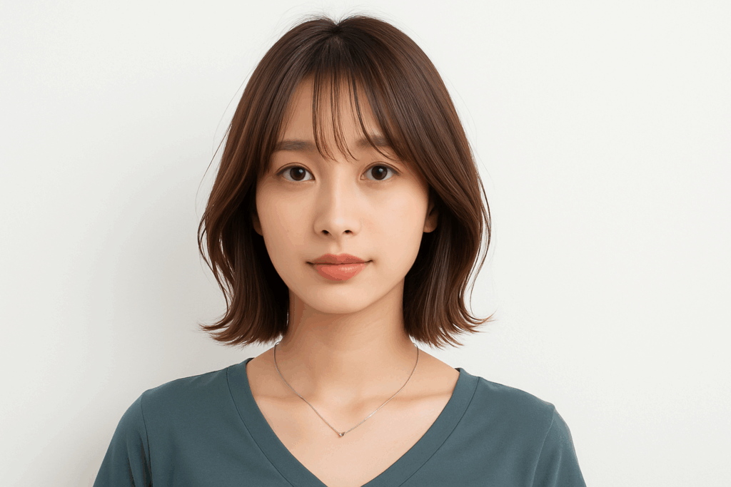 【シースルーバング×空気感ボブ】やわらかニュアンスボブ