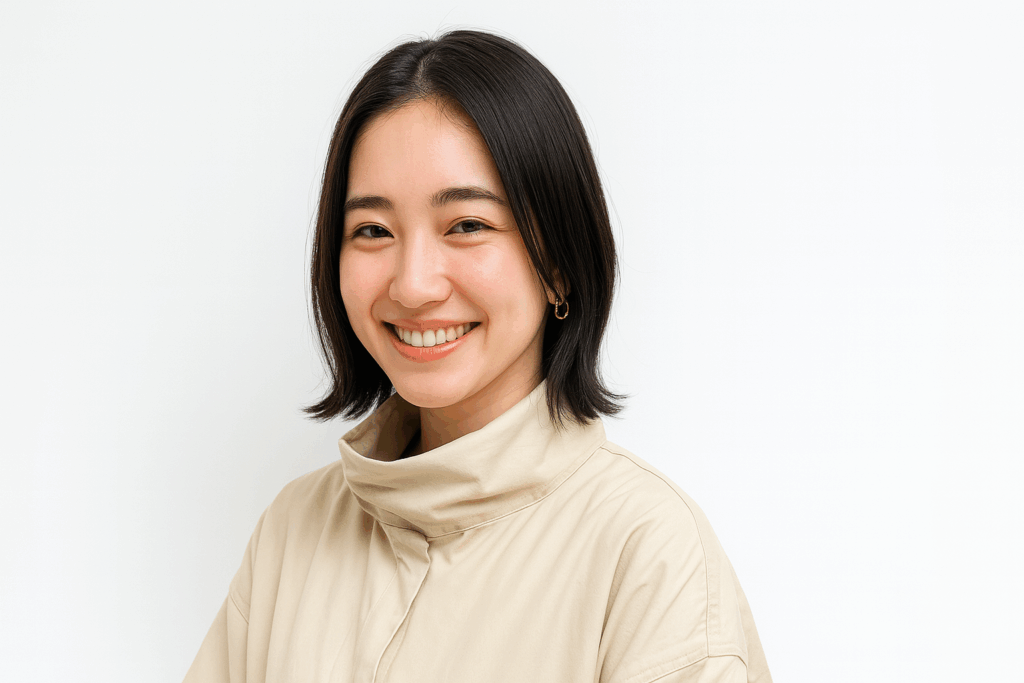 切りっぱなしボブ×ナチュラル外ハネのこなれ感