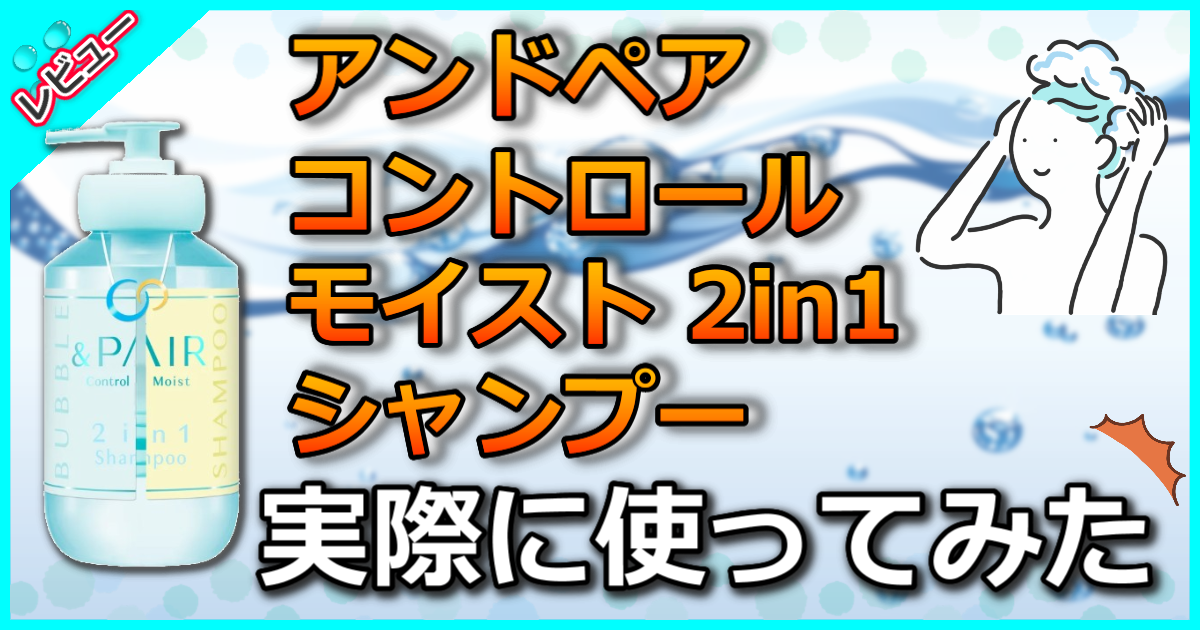アンドペア コントロール モイスト 2in1 シャンプー