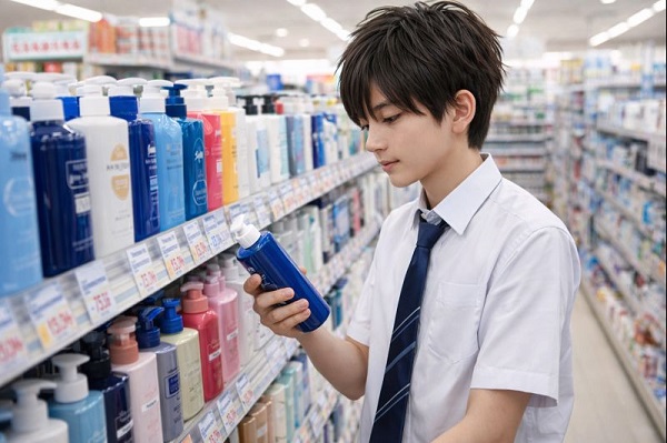 中学生男子の頭臭いを改善するシャンプーの選び方