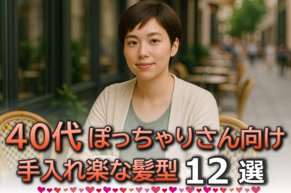 40代ぽっちゃりさん向けの手入れが楽な髪型12選