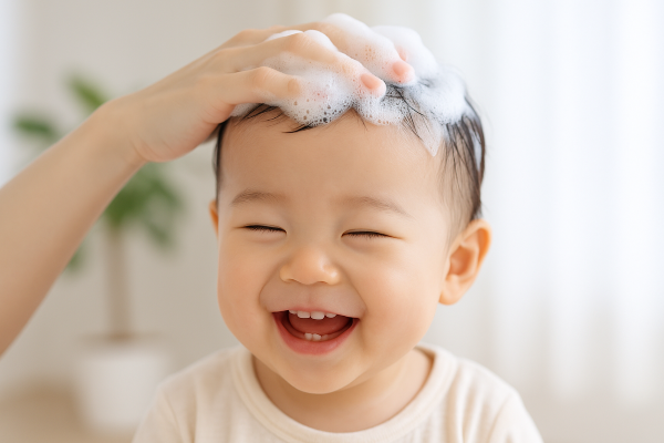 どう使うとより安全？1歳児のシャンプー方法