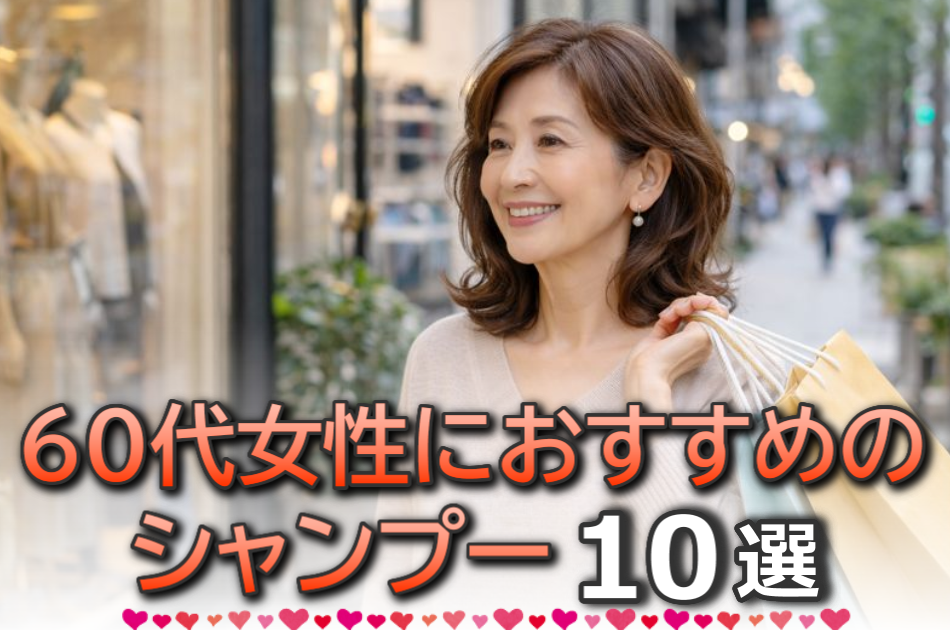 60代女性に人気のドラックストアシャンプー10選