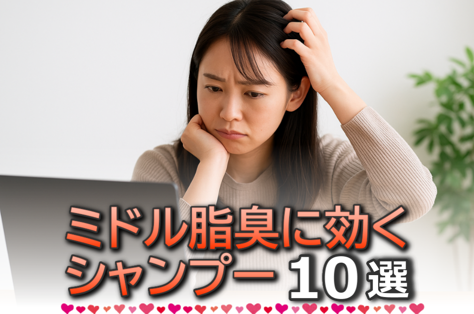 ミドル脂臭に効果があるシャンプー10選